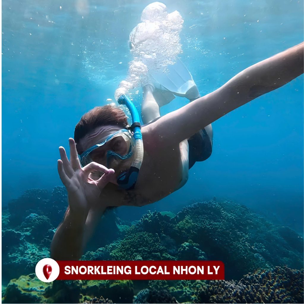 Snorkeling with locals Nhon Ly