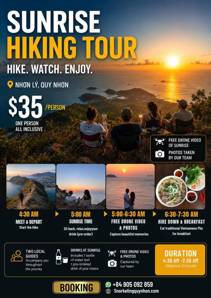 sunrise hiking tour